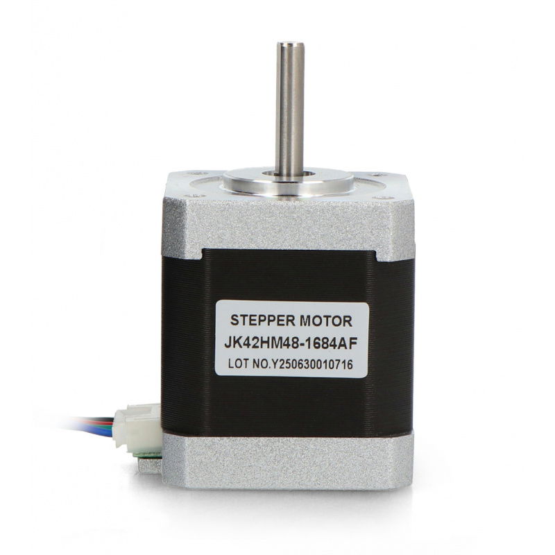 Krokový motor JK42HM48-1684 400 kroků / ot. 3,0 V / 1,68 A /