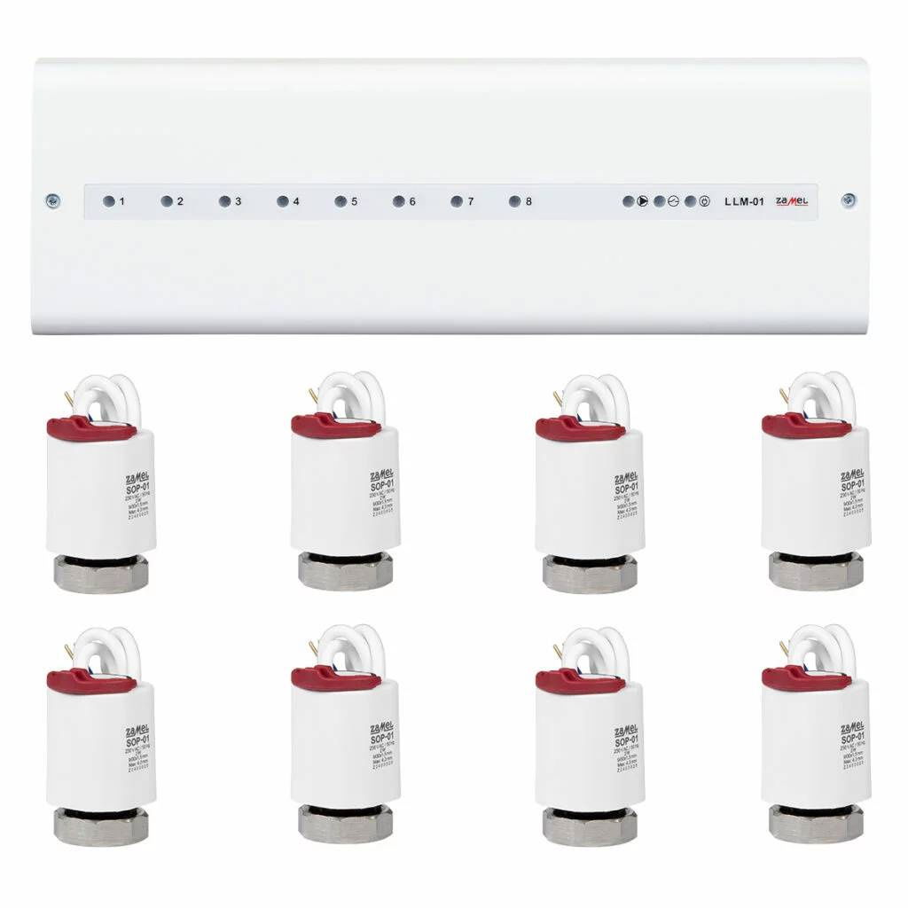 ZESTAW DO STEROWANIA WODNYM OGRZEWANIEM PODŁOGOWYM