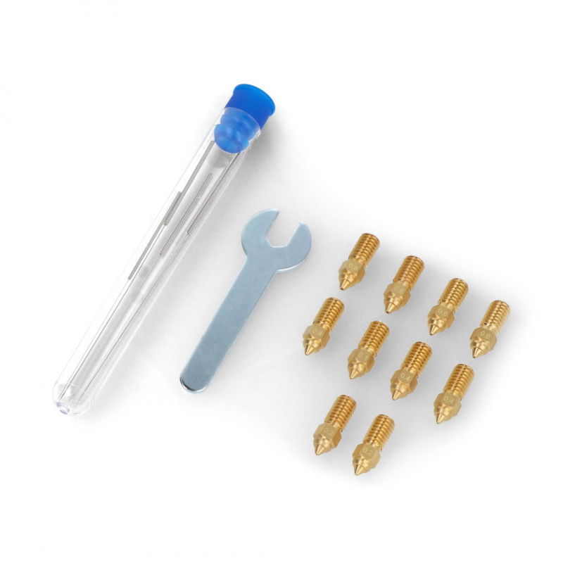 Neptune 4/4 Pro Multi-size brass nozzle pack (2pcs 0.2mm, 4pcs