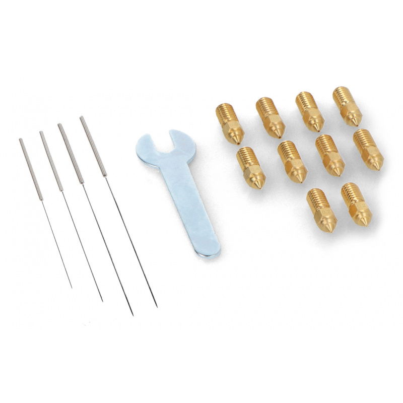 Neptune 4/4 Pro Multi-size brass nozzle pack (2pcs 0.2mm, 4pcs