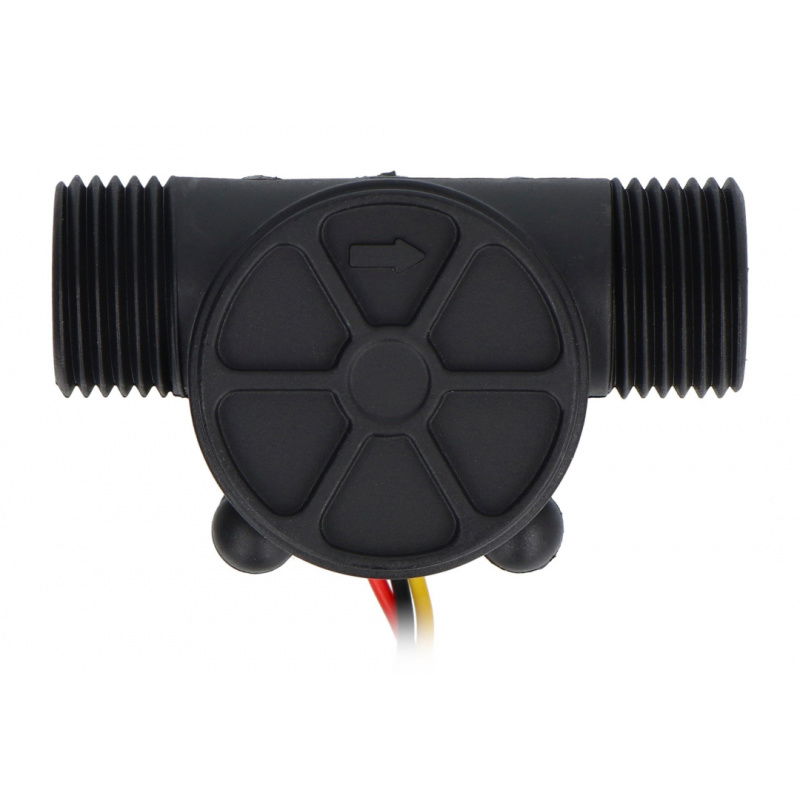 Čidlo průtoku kapaliny YF-S201 30l / m - závit 1/2 ''