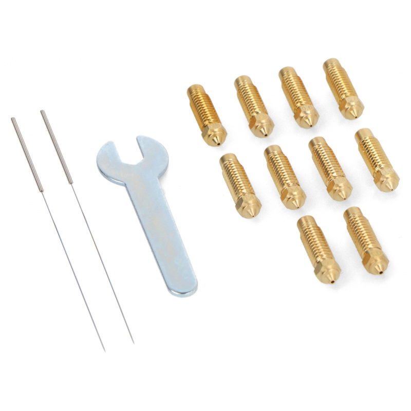 Neptune 4 Plus/4 Max Multi-size brass nozzle pack (4pcs 0.4mm