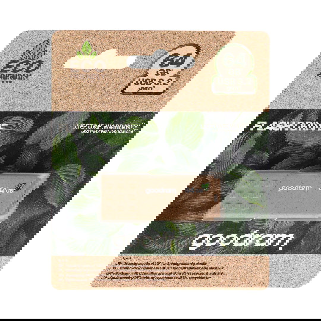 GoodRam Flash Drive - USB 3.2 Gen1 Pendrive - UME3 Eco Friendly