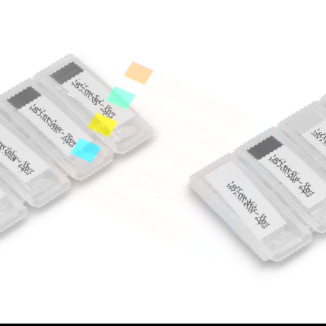 Zestaw diod LED 5mm - 100szt.