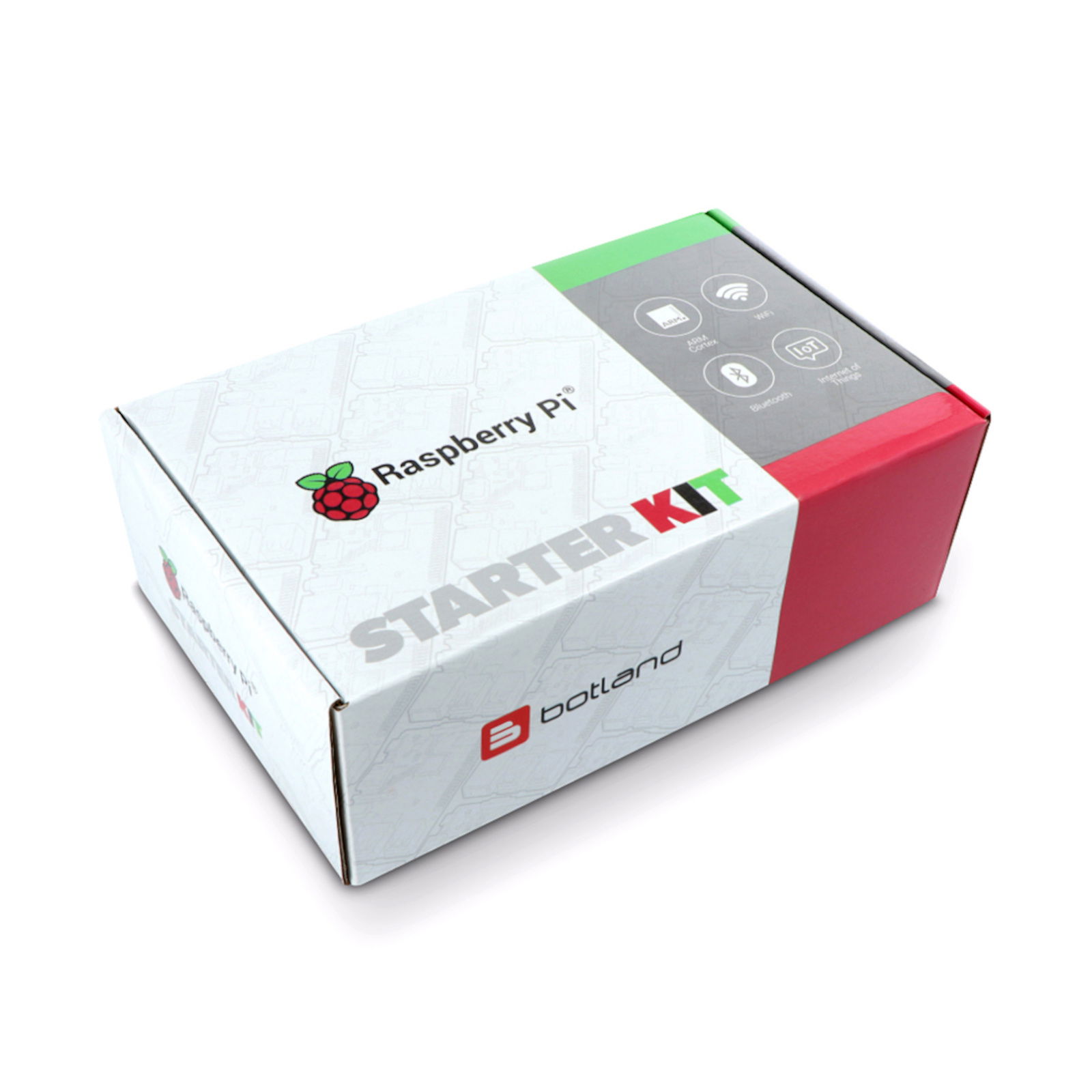 Sada s Raspberry Pi 4B WiFi 1 GB RAM + oficiální příslušenství