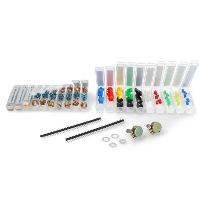 Sada elektronických součástek - E32 - 254 prvků