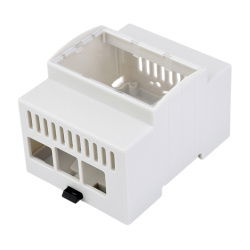 DIN rail ABS Case for Raspberry Pi 5, large inner space