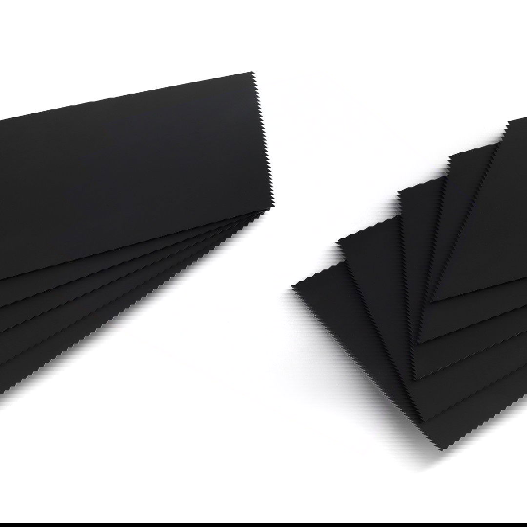 Plexi czarna matowa wylewana 3mm 290x290mm (5szt)