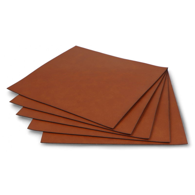 Skóra do grawerowania cynamonowy brąz 300x300mm (5szt.)