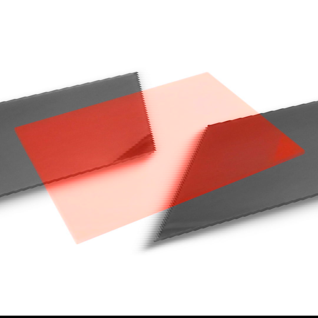 Płyta akrylowa PMMA - 3mm - 400x600mm - Bright Red - 1szt.