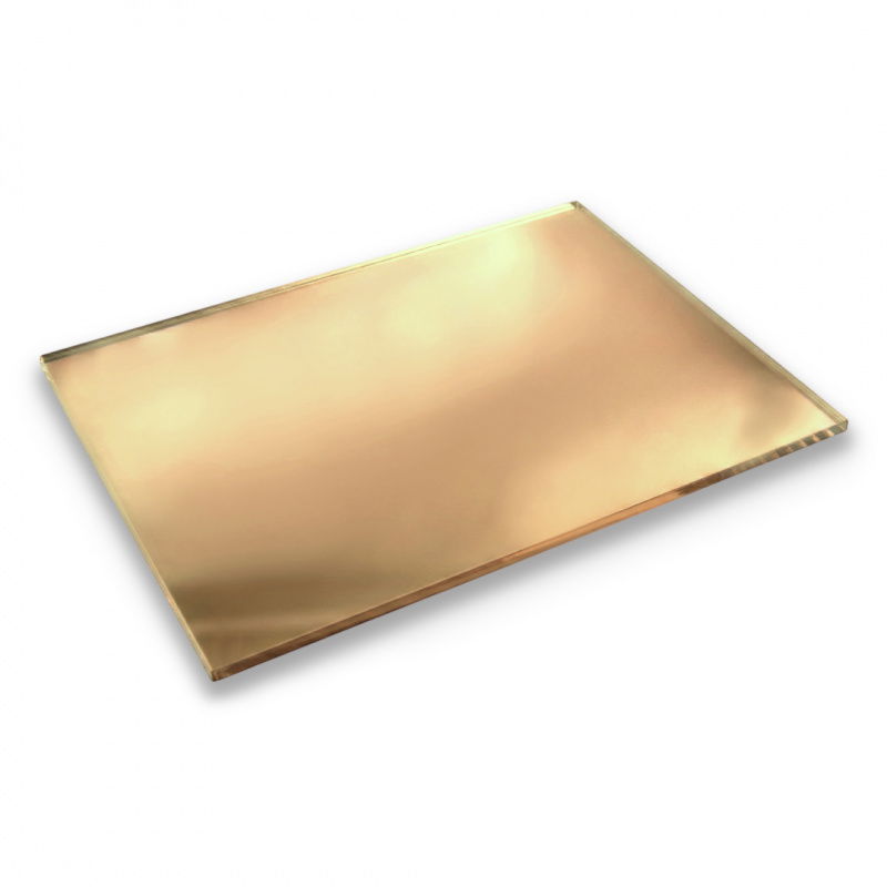 Płyta akrylowa PMMA - 3mm - 400x600mm - Gold Mirror - 1szt.