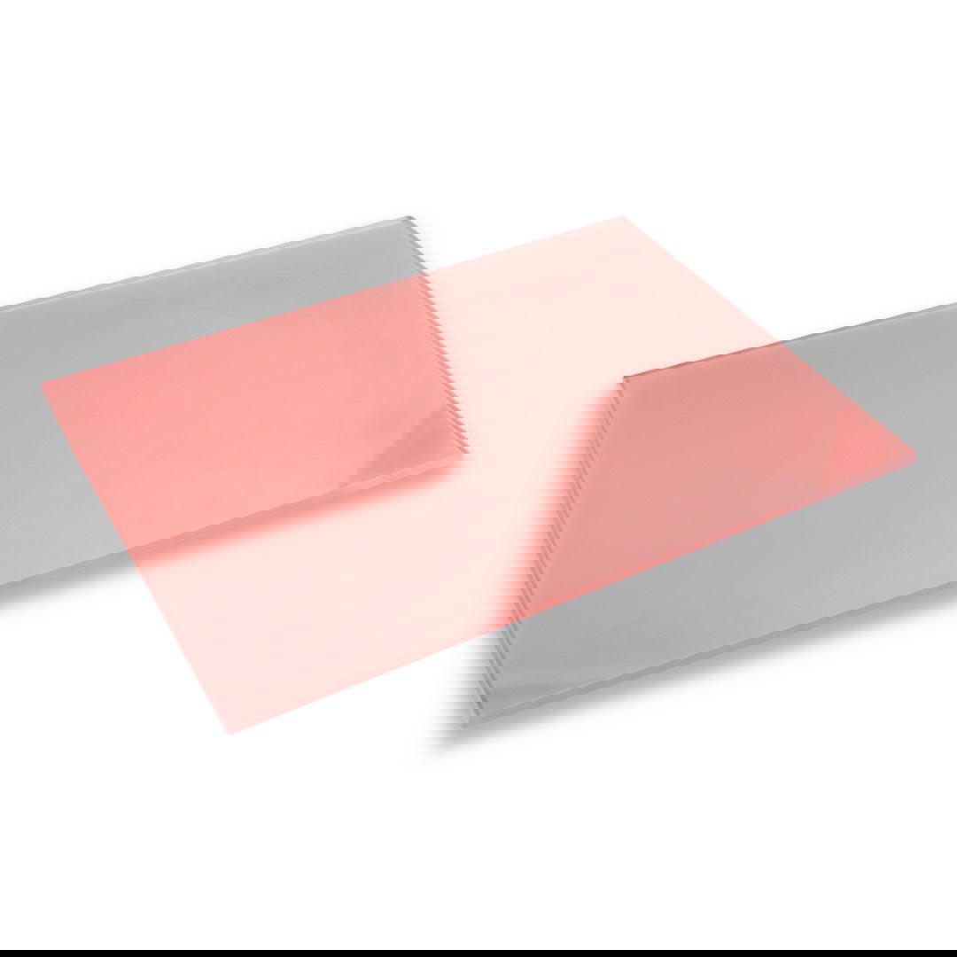 PMMA akrylová deska - 3 mm - 400x600 mm - Vodní meloun - 1 ks.