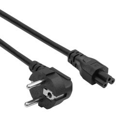 Kabel zasilający koniczynka Akyga AK-NB-10A CCA 3x0.5mm² CEE