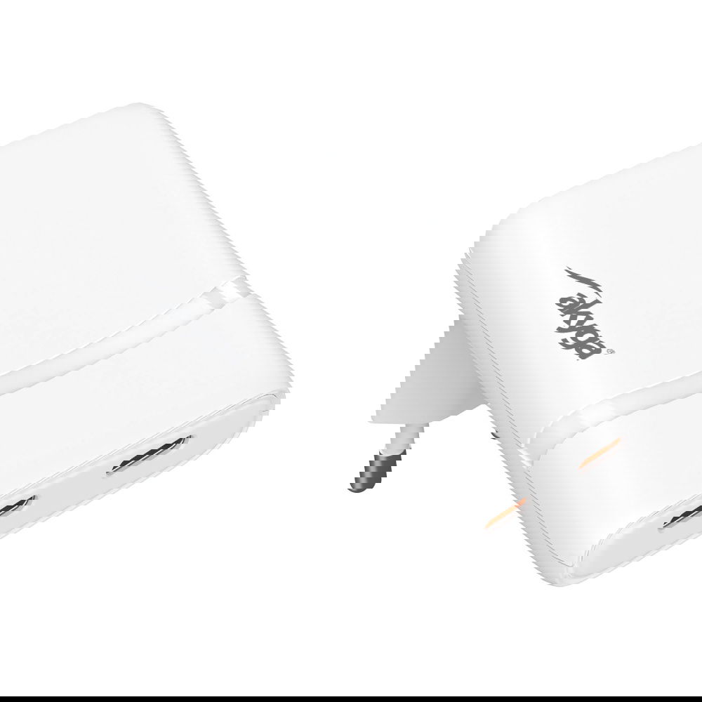 Ładowarka sieciowa Akyga AK-CH-32 65W 2x USB-C PD GaN 5-20V /