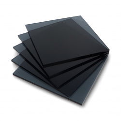 Plexi dymiona grafit 6mm 200x200mm (5szt)