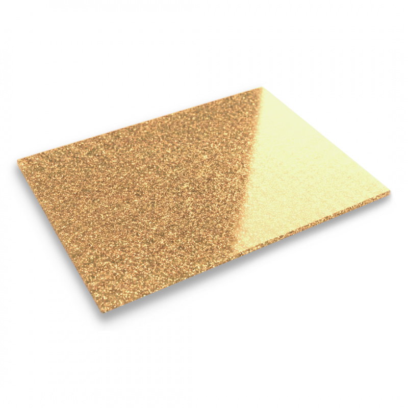 Płyta akrylowa PMMA - 3mm - 400x600mm - Glitter Champagne -