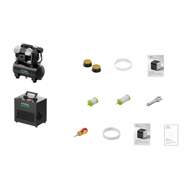 xTool Selected Air Compressor & Air Dryer