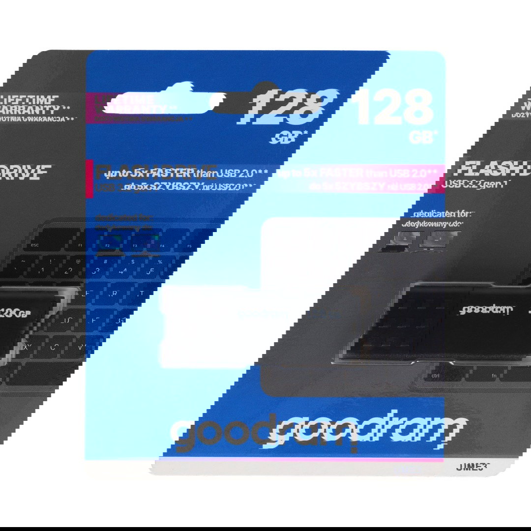 GoodRam Flash Drive - USB 3.2 gen 1 Pendrive - UME3 černý 128 GB