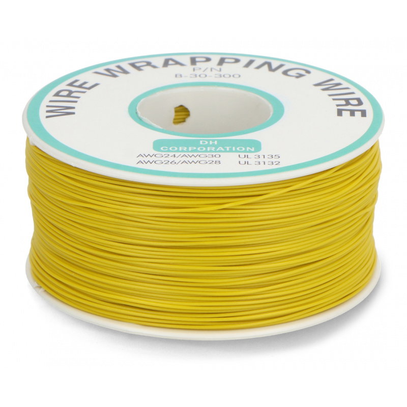 Drát z PVC 0,25 mm - žlutý - role 200 m