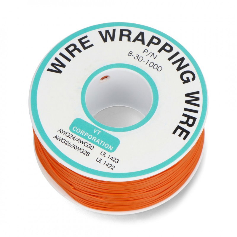 Drát z PVC 0,25 mm - oranžový - role 200 m