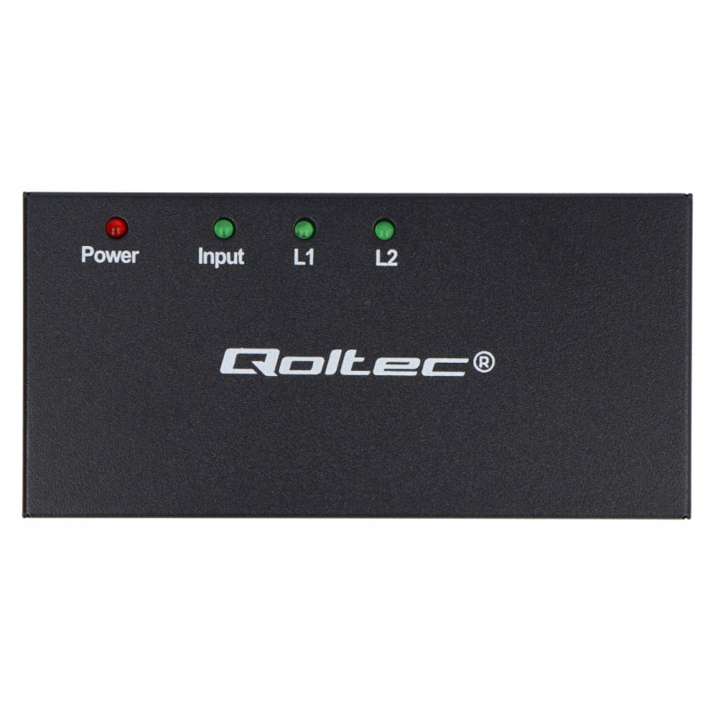 Qoltec Aktywny rozdzielacz Splitter 2 x HDMI 4K x 2K | 3.4Gb/s