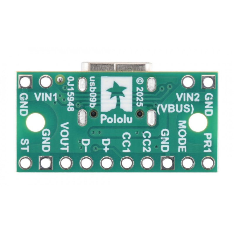 TPS2116 Power Multiplexer Carrier with USB Type-C Connector