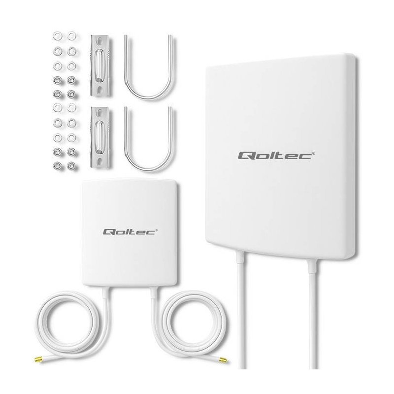 Qoltec Antena 5G LTE | 14 dBi| Zewnętrzna