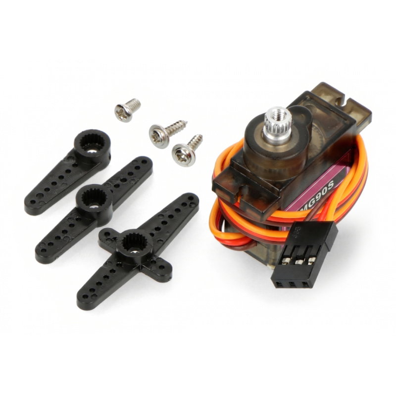 Servo MG-90S - mikro - 180 stupňů - kovová převodovka