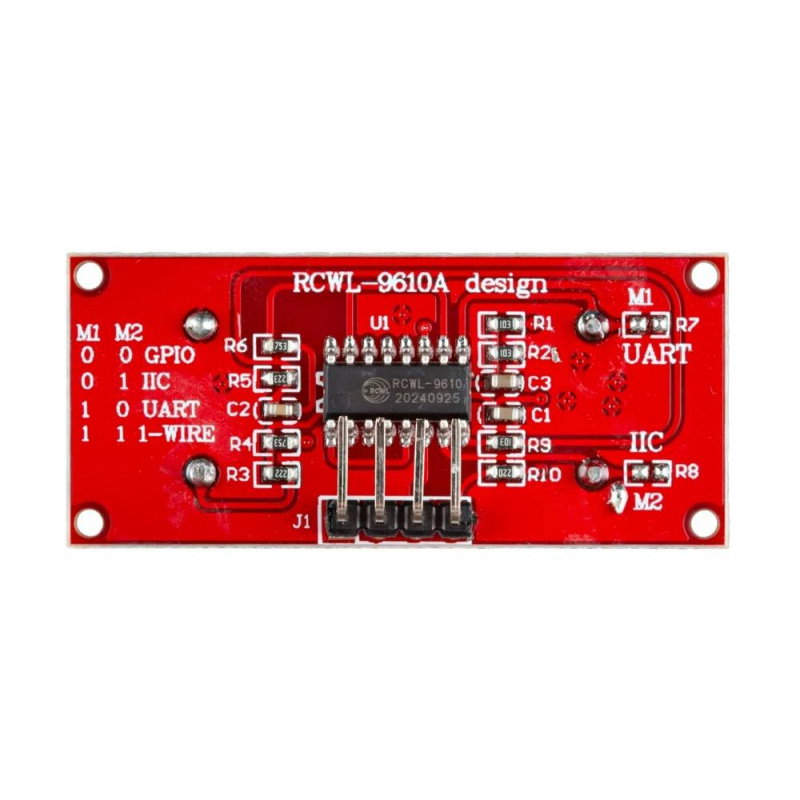 Ultrasonic Distance Sensor - 3.3V (HC-SR04), 180° (red)