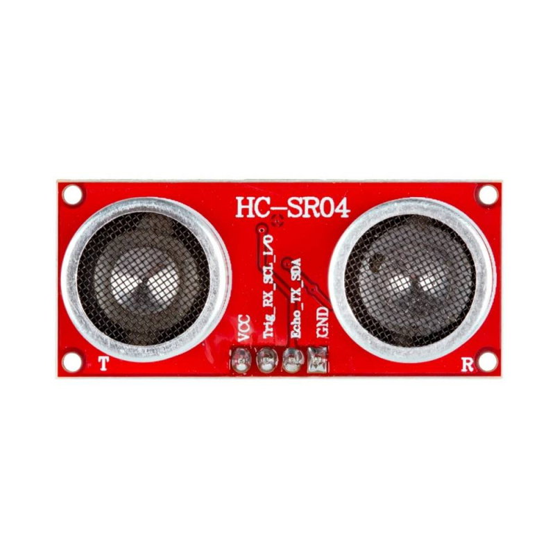 Ultrasonic Distance Sensor - 3.3V (HC-SR04), 180° (red)