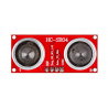 Ultrasonic Distance Sensor - 3.3V (HC-SR04), 180° (red) - zdjęcie 2