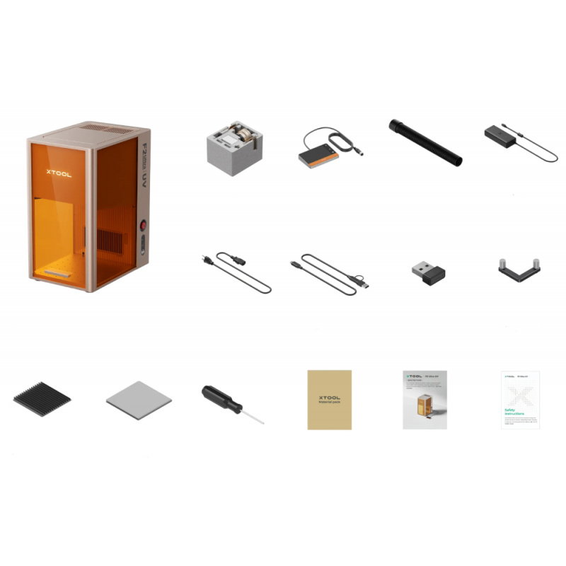 Ploter laserowy Xtool F2 Ultra UV Deluxe Bundle