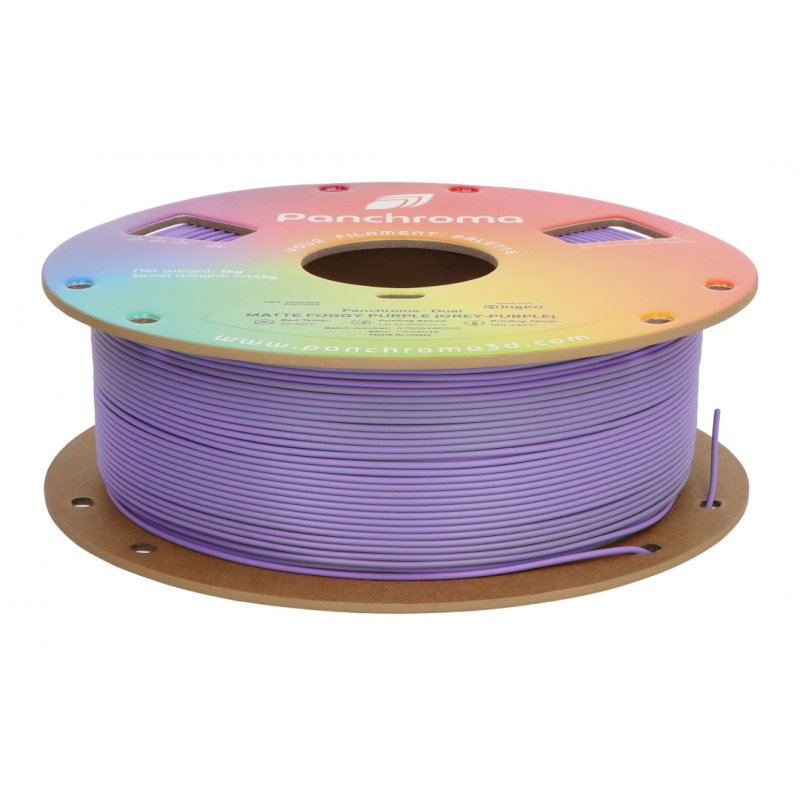 Polymaker vlákna Panchroma PLA Dual Foggy Purple 1,75 mm 1 kg -