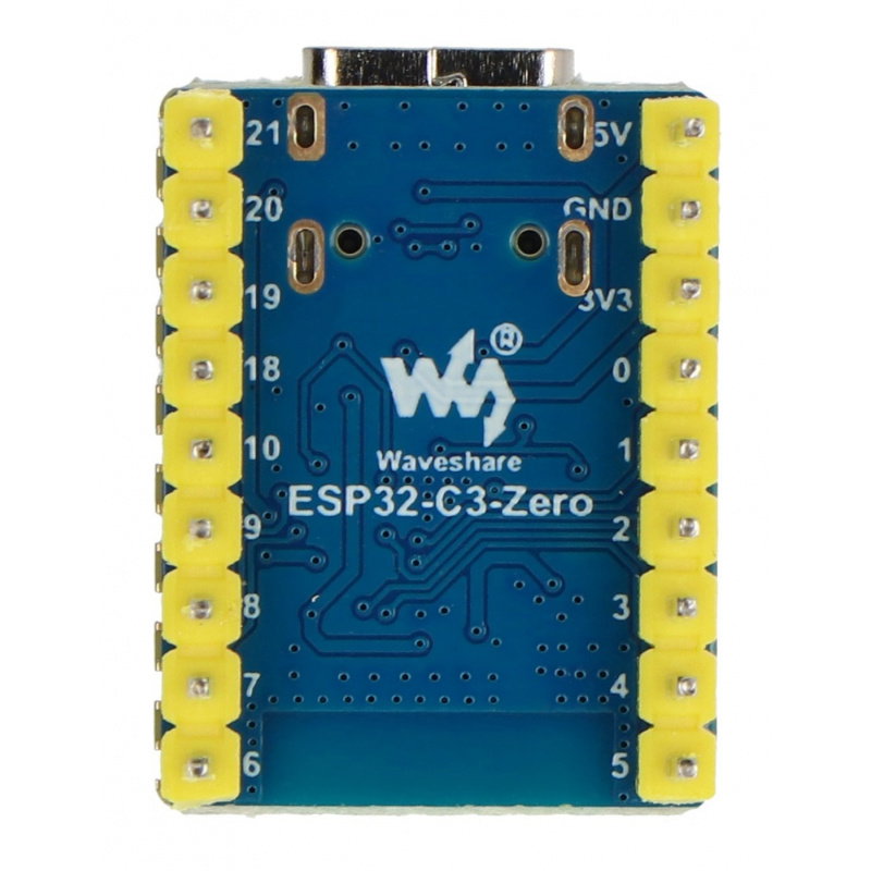 ESP32-C3-Zero-M - Vývojová deska WiFi/Bluetooth - s konektory -