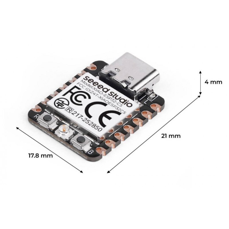 Seeed Studio XIAO ESP32-C5 (Un-Soldered)
