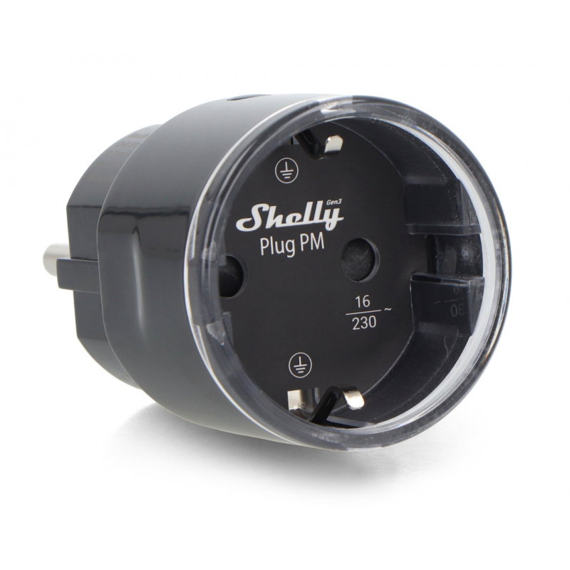 Shelly Plug PM Gen3 - inteligentne gniazdko WiFi/Bluetooth z