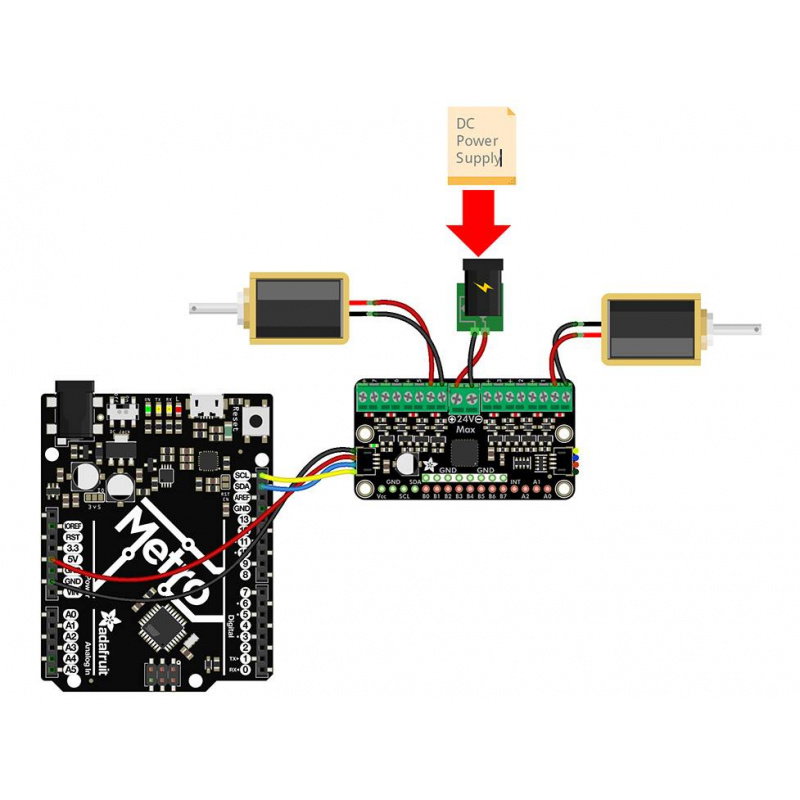 Adafruit I2C to 8 Channel Solenoid Driver - STEMMA QT / Qwiic