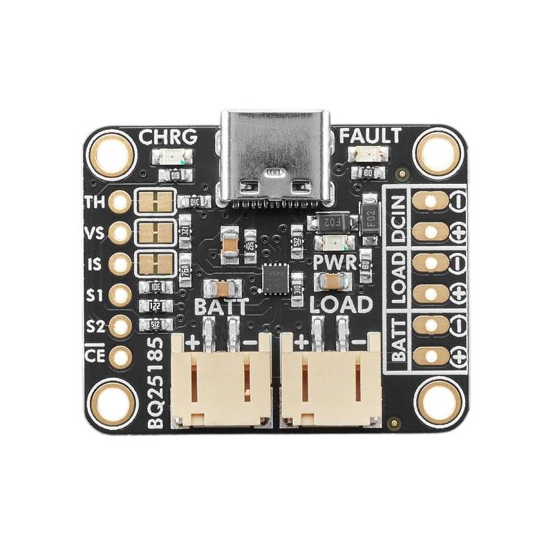 Adafruit bq25185 USB / DC / Solar Lithium Ion/Polymer charger
