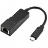 Qoltec Adapter sieciowy przejściówka USB-C 3.1 | RJ-45 | - zdjęcie 1