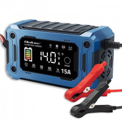 Qoltec Inteligentna mikroprocesorowa ładowarka 12V 15A