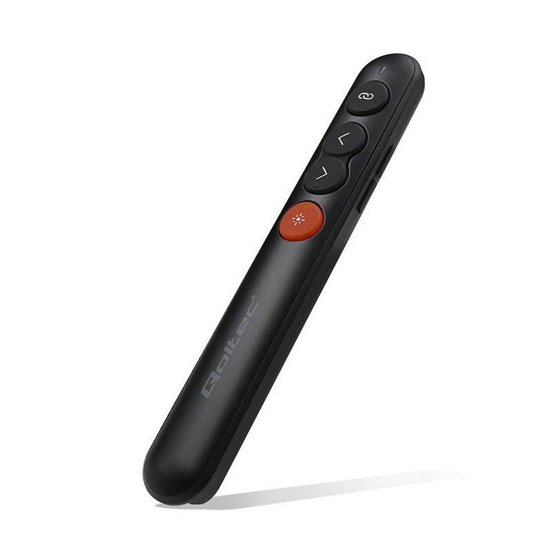 Qoltec Laserowy wskaźnik | Prezenter 4w1 | USB 3.0 | 2.4GHz |