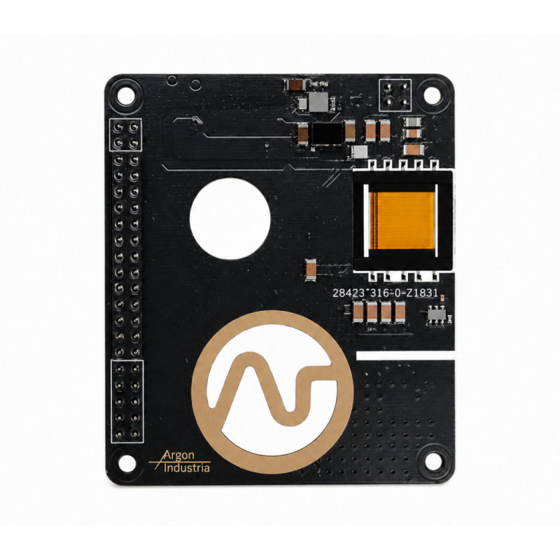 Argon Industria PoE+ HAT - PoE+ překrytí pro Raspberry Pi 5