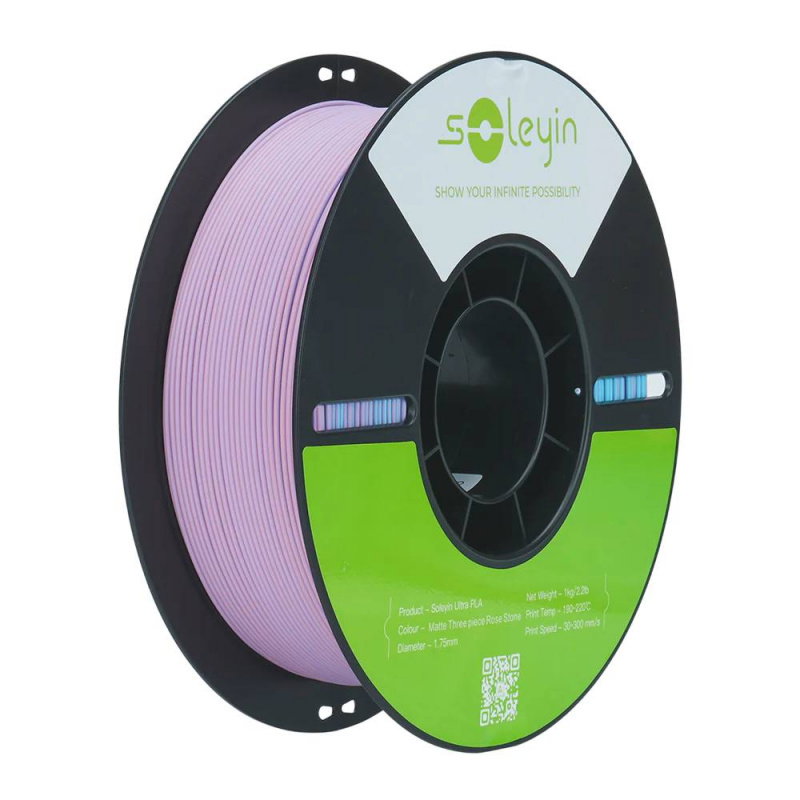 Soleyin Ultra PLA Rose Stone_1.75_1kg_Neutral Plastic