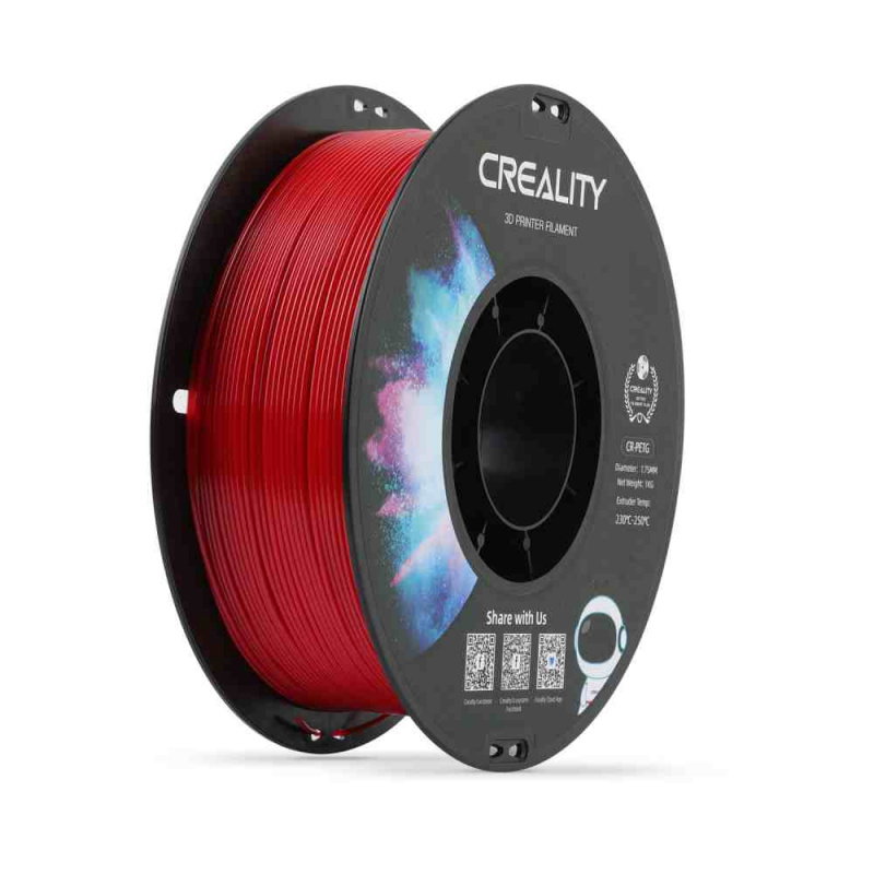 CR-PETG Red_1.75_1KG_Lowless Tray_Black and White Box_CREALITY