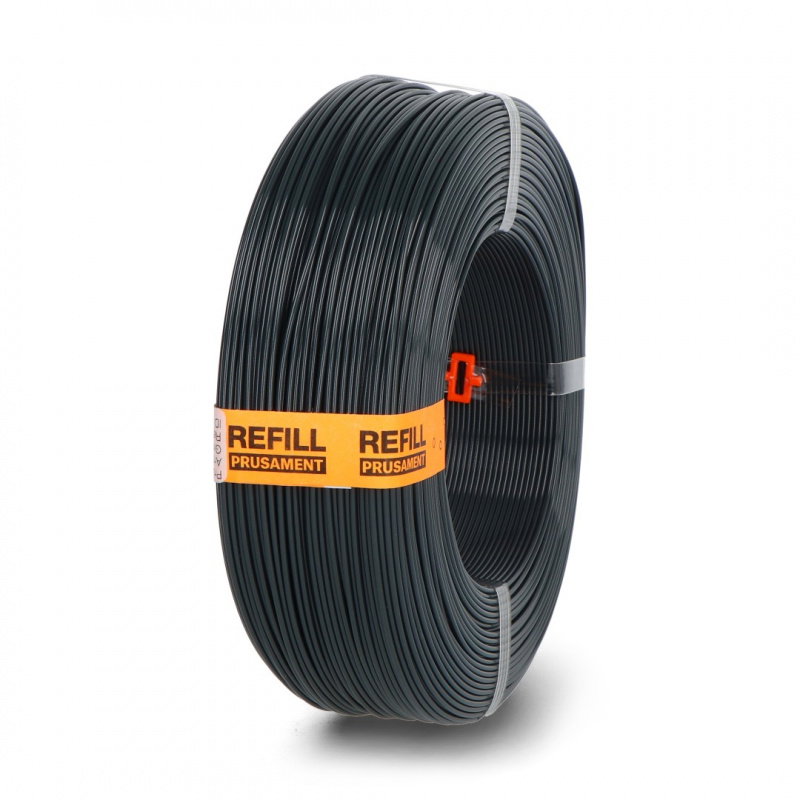Náhradní struna Prusa PETG 1,75 mm 0,9 kg - antracitově šedá