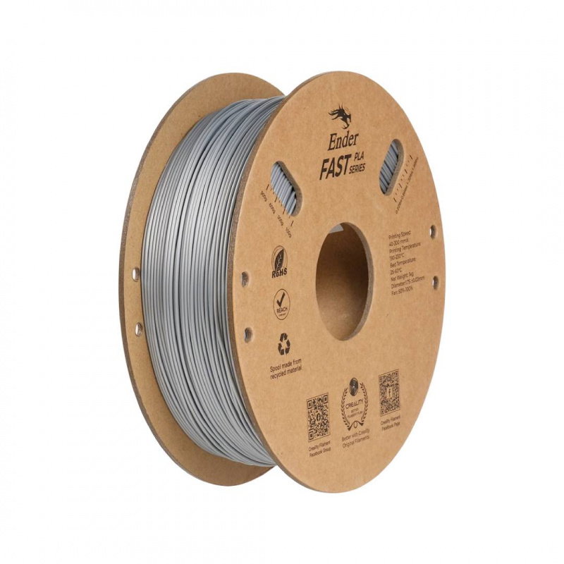 Ender Fast PLA Silver _1.75_1KG_ Environmentally friendly paper