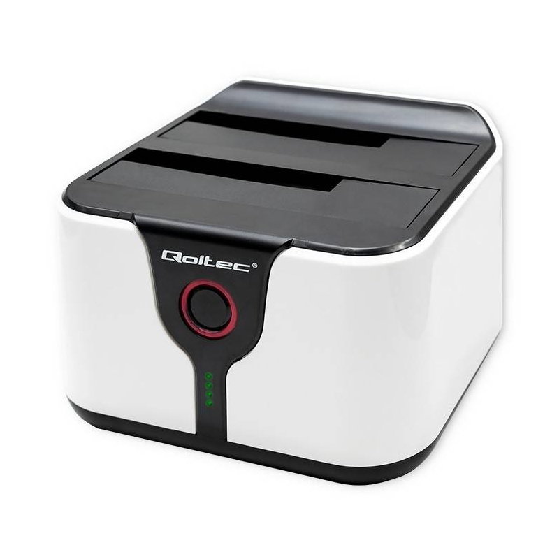 Qoltec Stacja dokująca do dysków HDD SSD 2.5" 3.5" | SATA III |