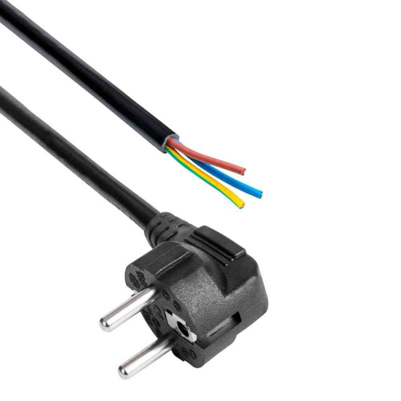 Kabel zasilający bez zakończenia Akyga AK-OT-01A CCA 3x0.5mm2