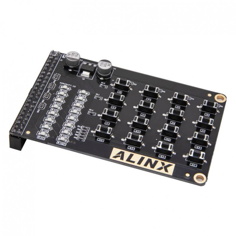 Matrix button and LED expansion module AN0404