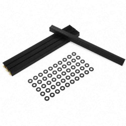 Revopoint black thin cuboid with 1/4 threaded rod/hole